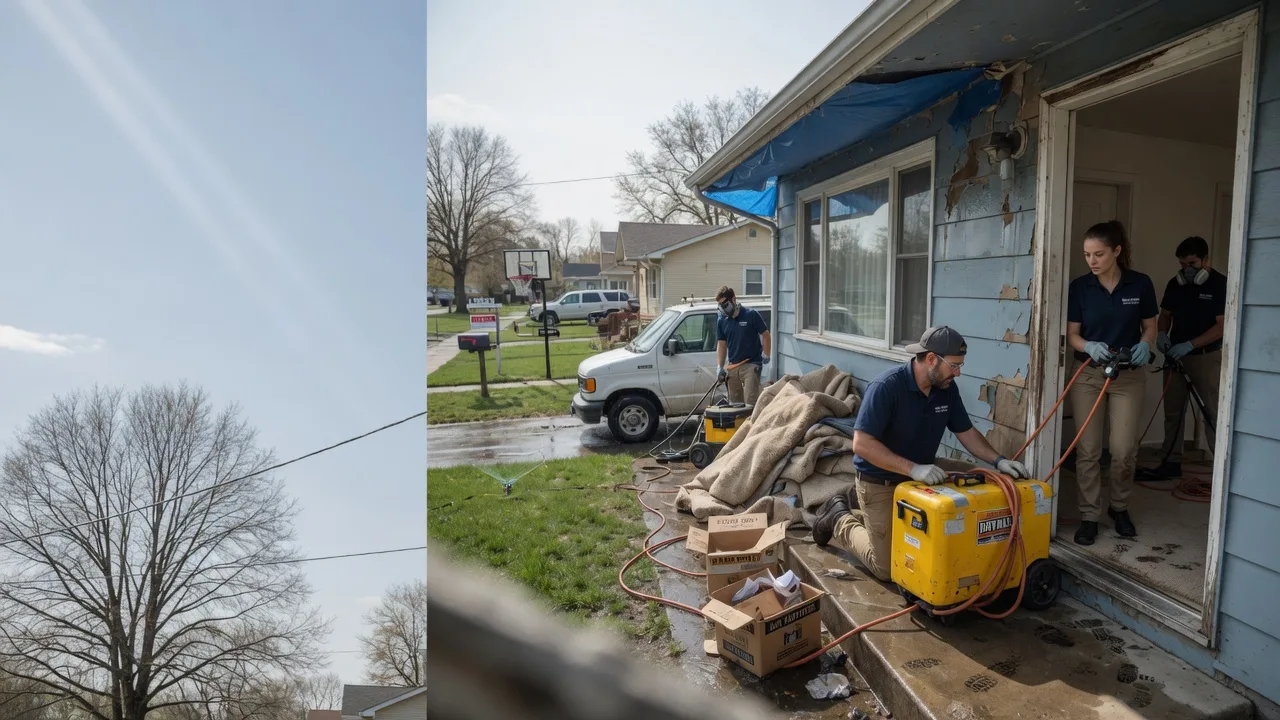 Basement Flood Cleanup in Libertyville, IA near me